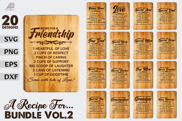 A Designer's Take on the Family Recipe Quote Bundle
