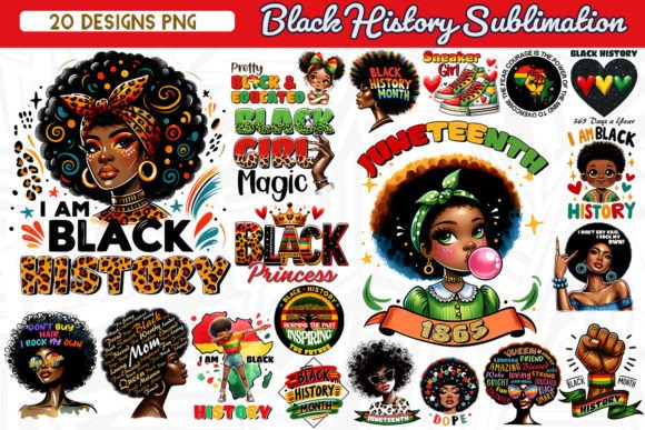 Black History Sublimation Bundle