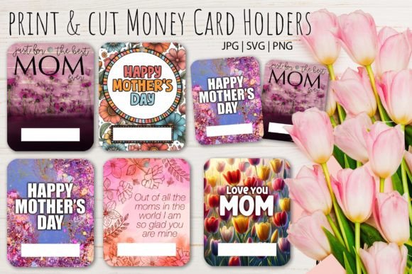 Mother's Day Money Holders for Embroidery Projects