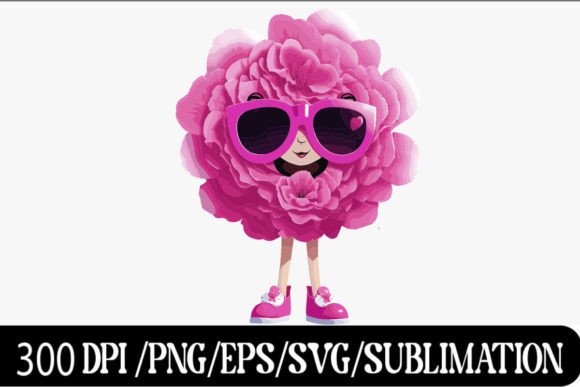 Self Love Retro Flower PNG Sublimation 2