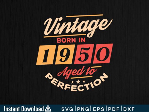 Vintage 'Born in 1950' Embroidery Design Review